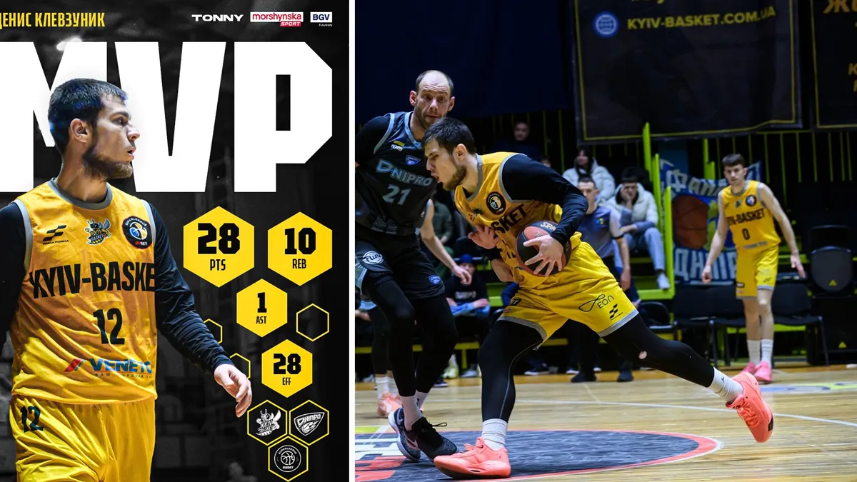 «Музика – обов’язково, ритуалів немає»: лідер Київ-Баскета Клевзуник про перемогу над Дніпром та амбіції киян