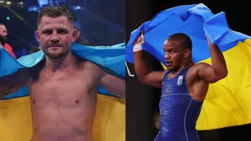 Беленюк проти Берінчика: як завершилося протистояння зірок боксу та боротьби у футболі