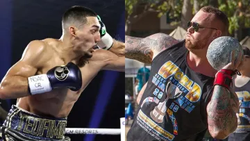 Двометровий Гора з серіалу «Гра престолів‎» перевірив прес кривдника Ломаченка: відео моменту