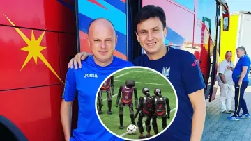 Вацко і Циганик відреагували на перший в історії футбольний матч роботів-гуманоїдів: відео голу