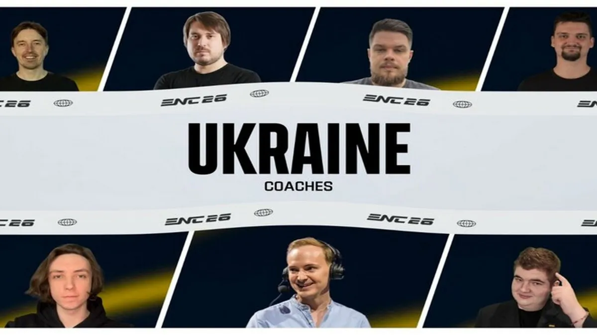 Вибір на історичний турнір: Україна визначила тренерів збірних на Esports Nations Cup 2026