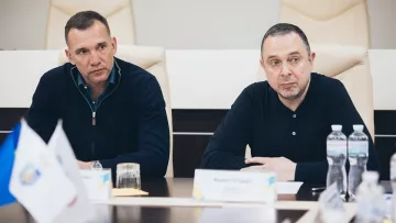Шевченко зустрівся з президентом НОК: відомо, що обговорювали голова УАФ та Гутцайт