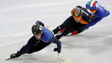 Українець не зумів пробитися до фіналу Олімпіади у шорт-треку: Гандей фінішував четвертим