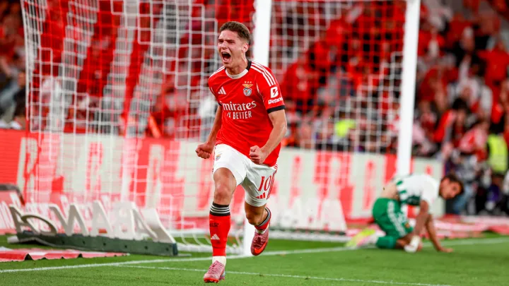 Судаков відкрив рахунок у матчі Бенфіки проти Каса Піа: відео третього голу українця в чемпіонаті Португалії