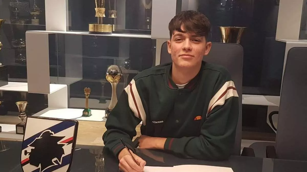 16-річний українець підписав контракт з Сампдорією: нападник з Прикарпаття буде грати за юнацькі команди