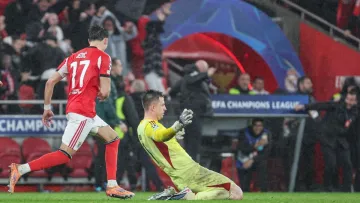 В УЄФА не пройшли повз подвиг Трубіна з Реалом: як відзначили воротаря Бенфіки за гол на 90+8-й хвилині