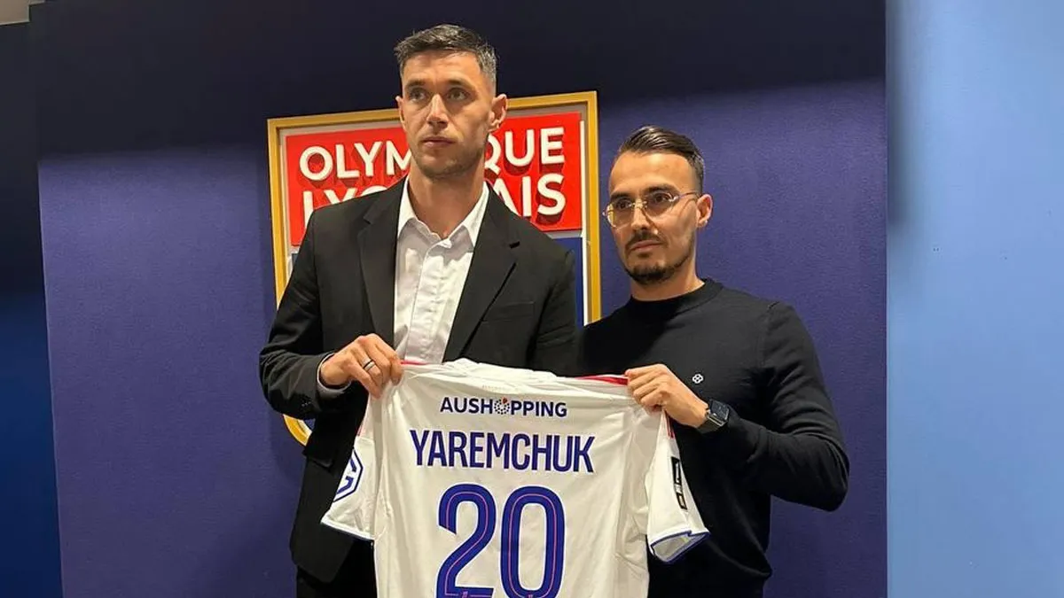 Новий виклик у Франції: Яремчук офіційно перейшов у Ліон на правах оренди з правом викупу