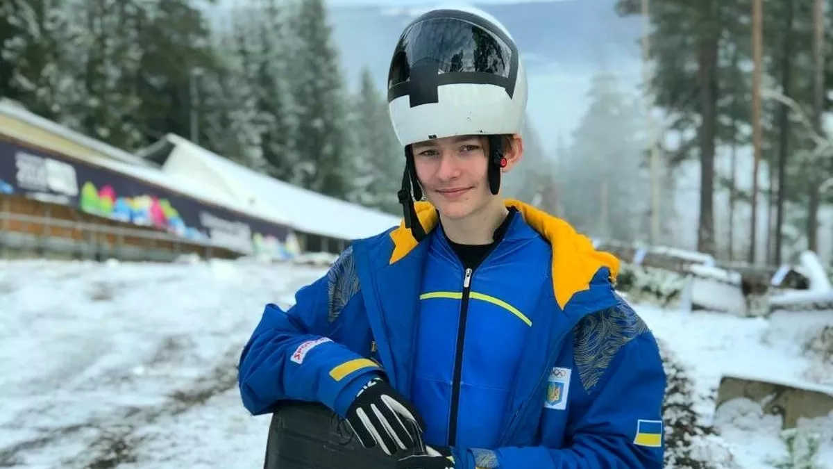 16-річний скелетоніст здобув бронзу міжнародного турніру: українець має гарні шанси потрапити на Олімпіаду