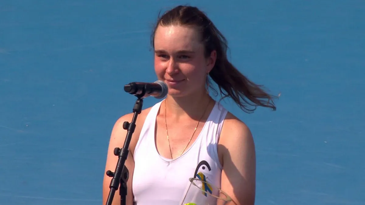 «Я зіграла лише свій перший фінал WTA»: Снігур виступила із промовою після історичного турніру в Празі