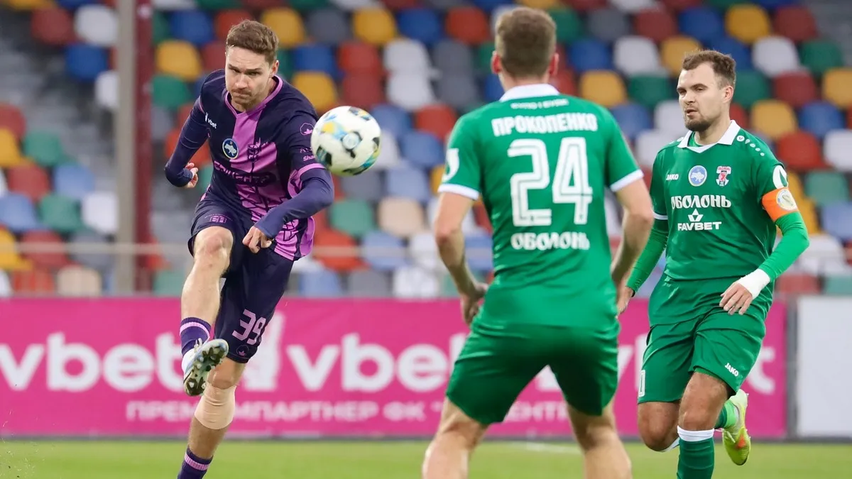 Епіцентр зіграв з Оболонню в напруженому матчі УПЛ: долю зустрічі вирішили два голи за перші 15 хвилин