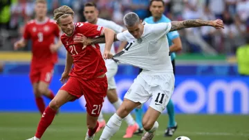 Словенія і Данія поділили очки на Євро-2024: Еріксен вперше забив на великому турнірі після зупинки серця 